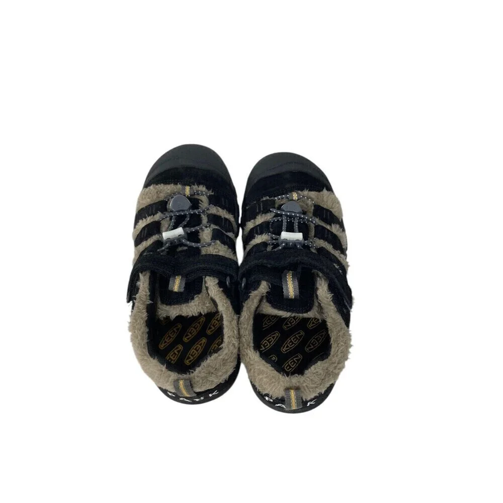 Keen Newport Shoe Youth Size 1 US Black TPS Big Foot Gold